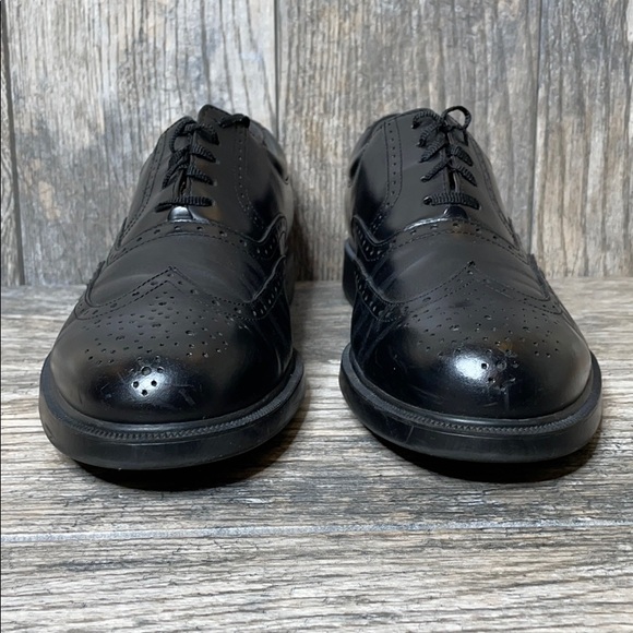 Rockport Mens Leather Upper Dress Shoes Wing Tip Oxford Size 9.5M - Picture 3 of 12